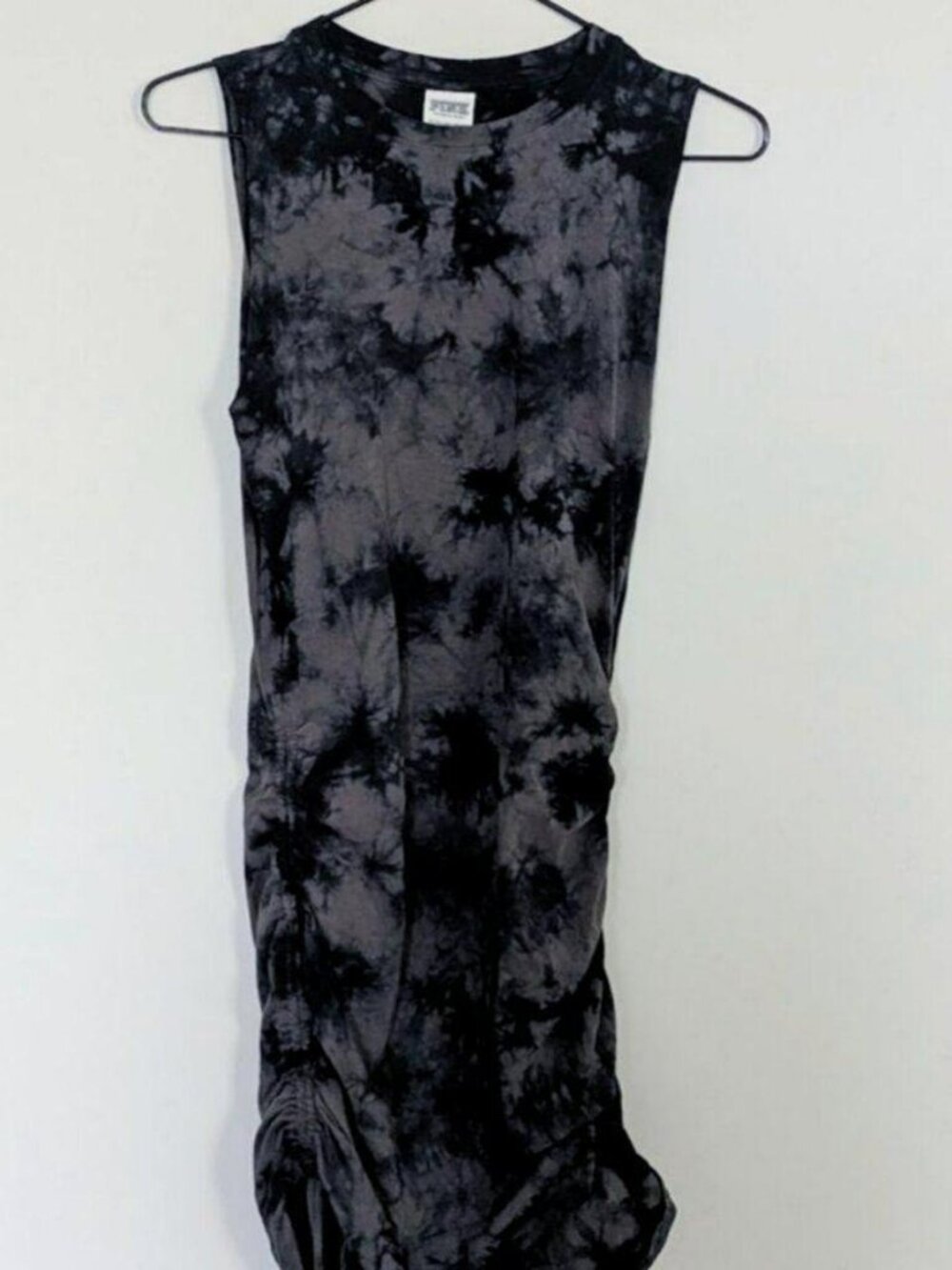 VS Pink Sleeveless Side tie dress size XS gray and black